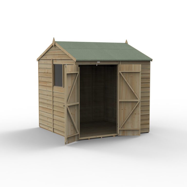 5013053201305 1 4LIFE Reverse Apex Shed 7x7 Double Door 2 Windows Installation 1200.jpg